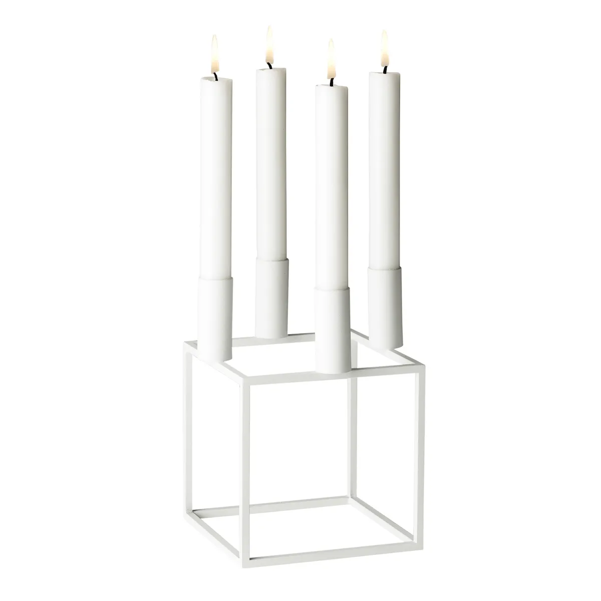 Audo Copenhagen Kubus 4 ljusstake vit