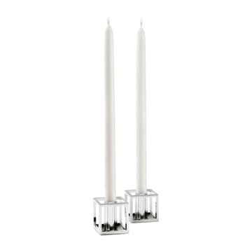 Kubus Micro ljusstake 2-pack - Nickel - Audo Copenhagen