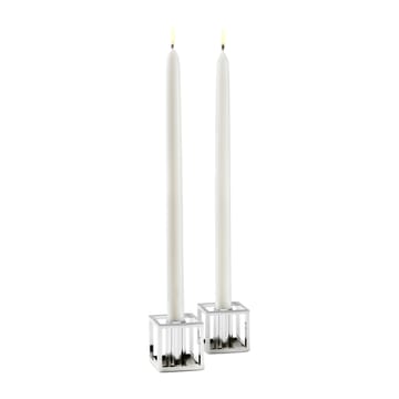 Kubus Micro ljusstake 2-pack - Nickel - Audo Copenhagen