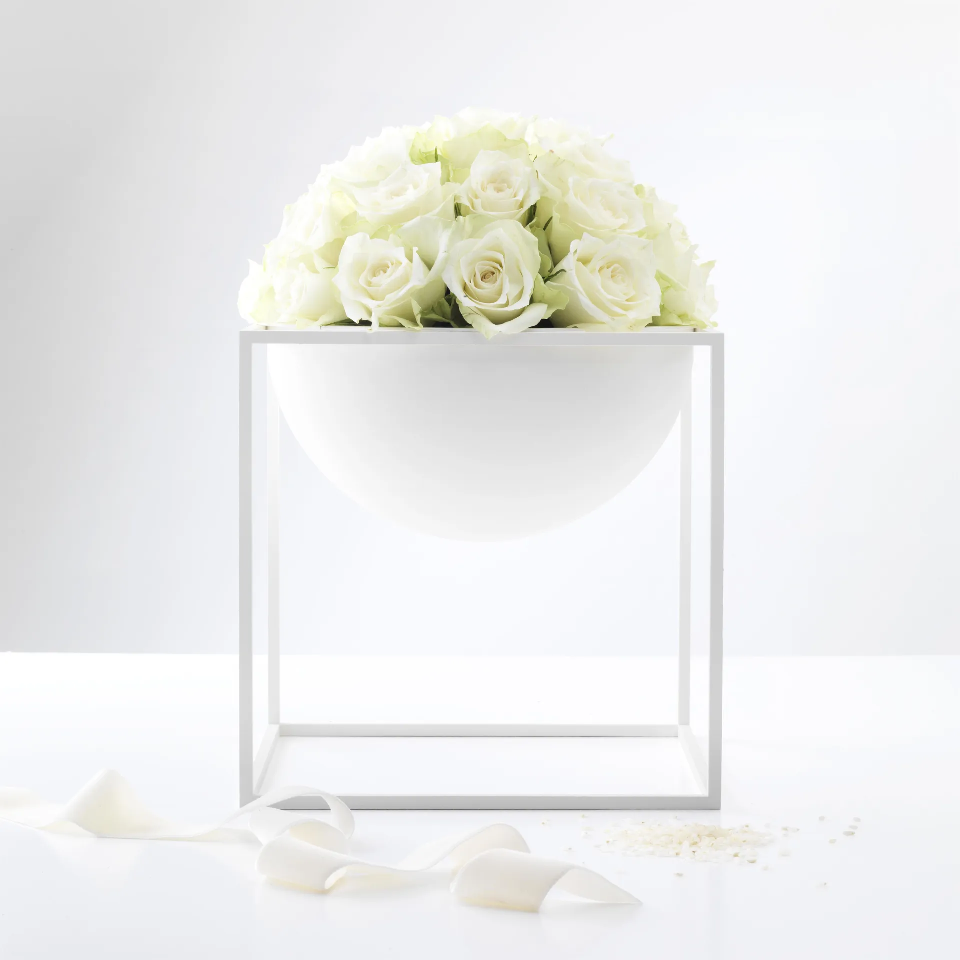 Kubus skål liten, vit Audo Copenhagen