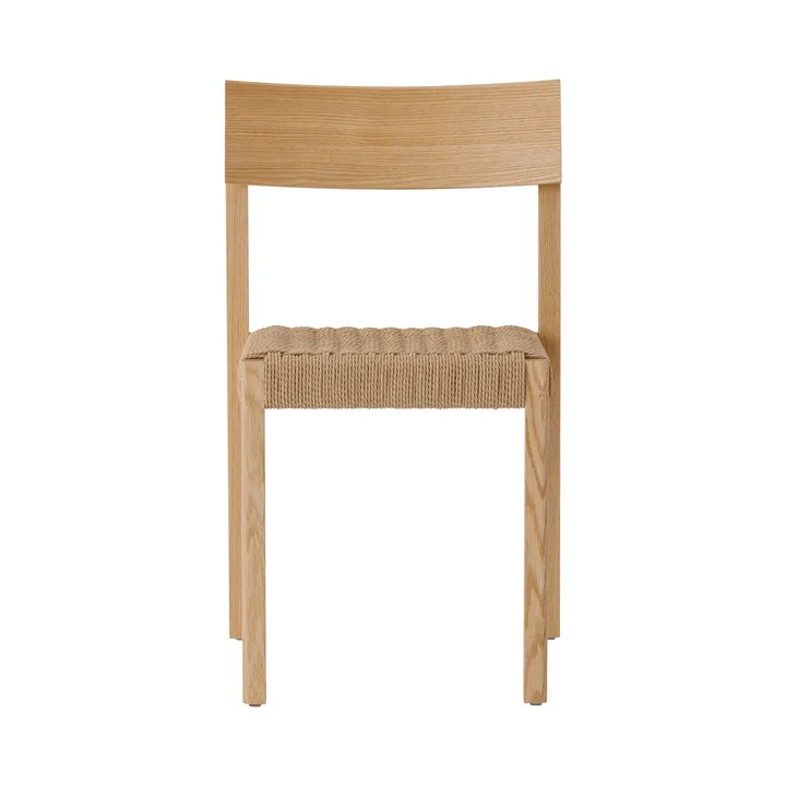 Mauro stol - Naturell ek-naturflätad sits - Audo Copenhagen