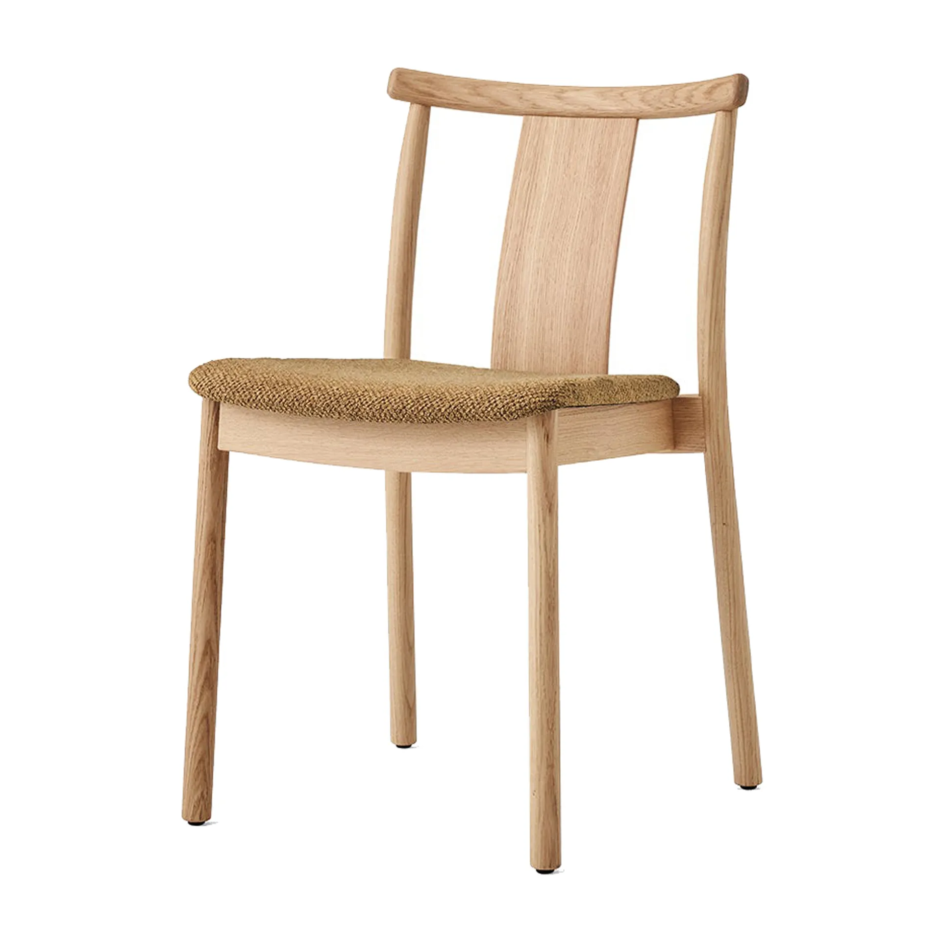 Merkur stol med dyna, Oak-Bouclé 06 gold Audo Copenhagen