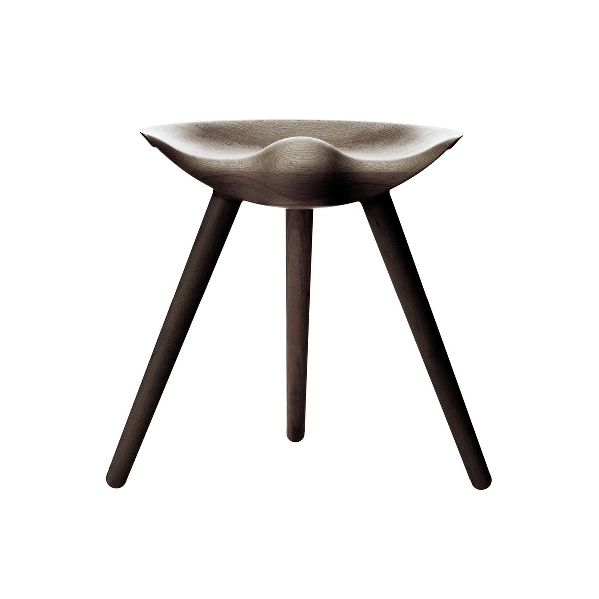 Audo Copenhagen ML42 pall 48 cm Brunoljad ek | Skandinavisk Design | Pallar | Brun