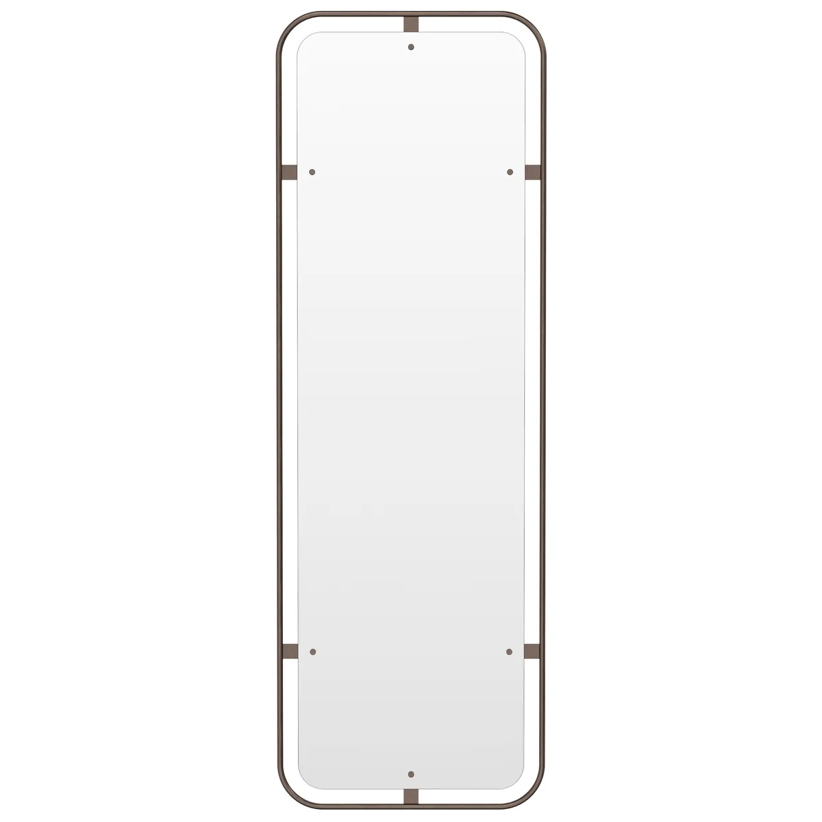 Audo Copenhagen Nimbus spegel rektangulär Bronzed brass