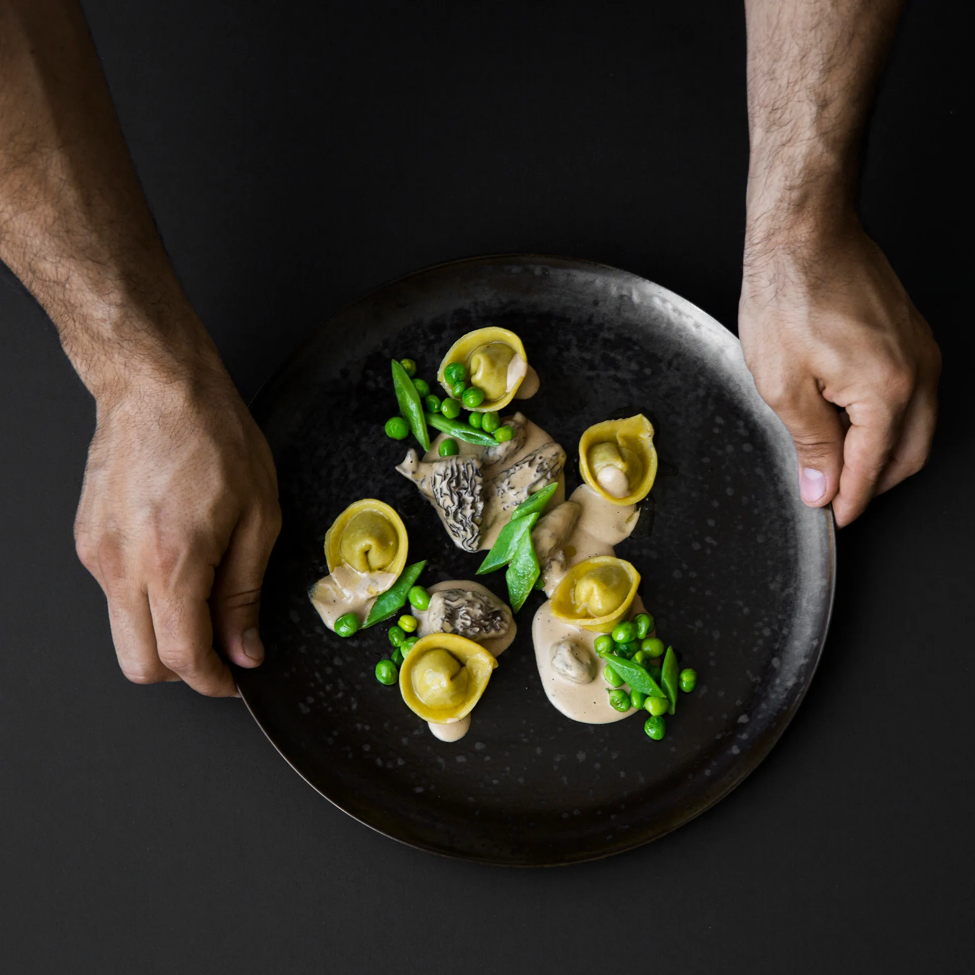 Norm middagstallrik Ø23 cm, Dark Glazed Audo Copenhagen