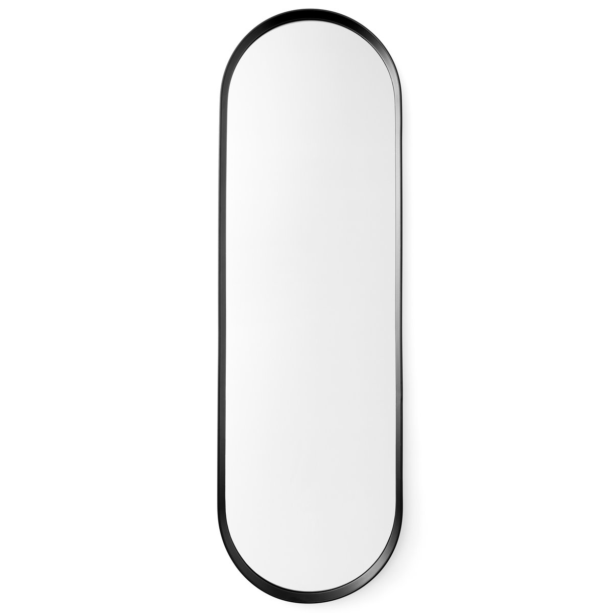 Audo Copenhagen Norm spegel oval svart | Skandinavisk Design | Väggspeglar | Svart