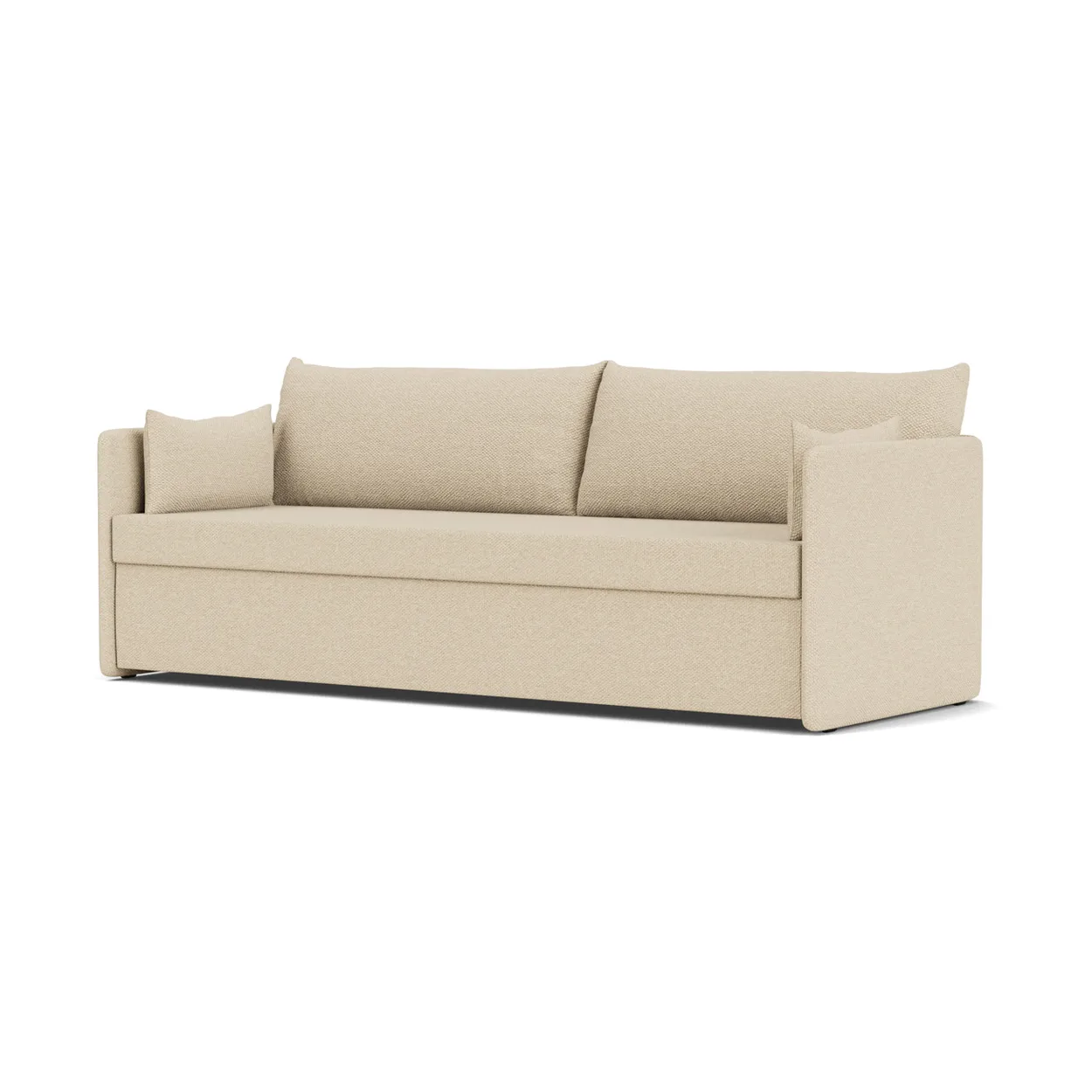 Audo Copenhagen Offset bäddsoffa 3-sits Logan Sand | Skandinavisk Design | Soffor | Beige