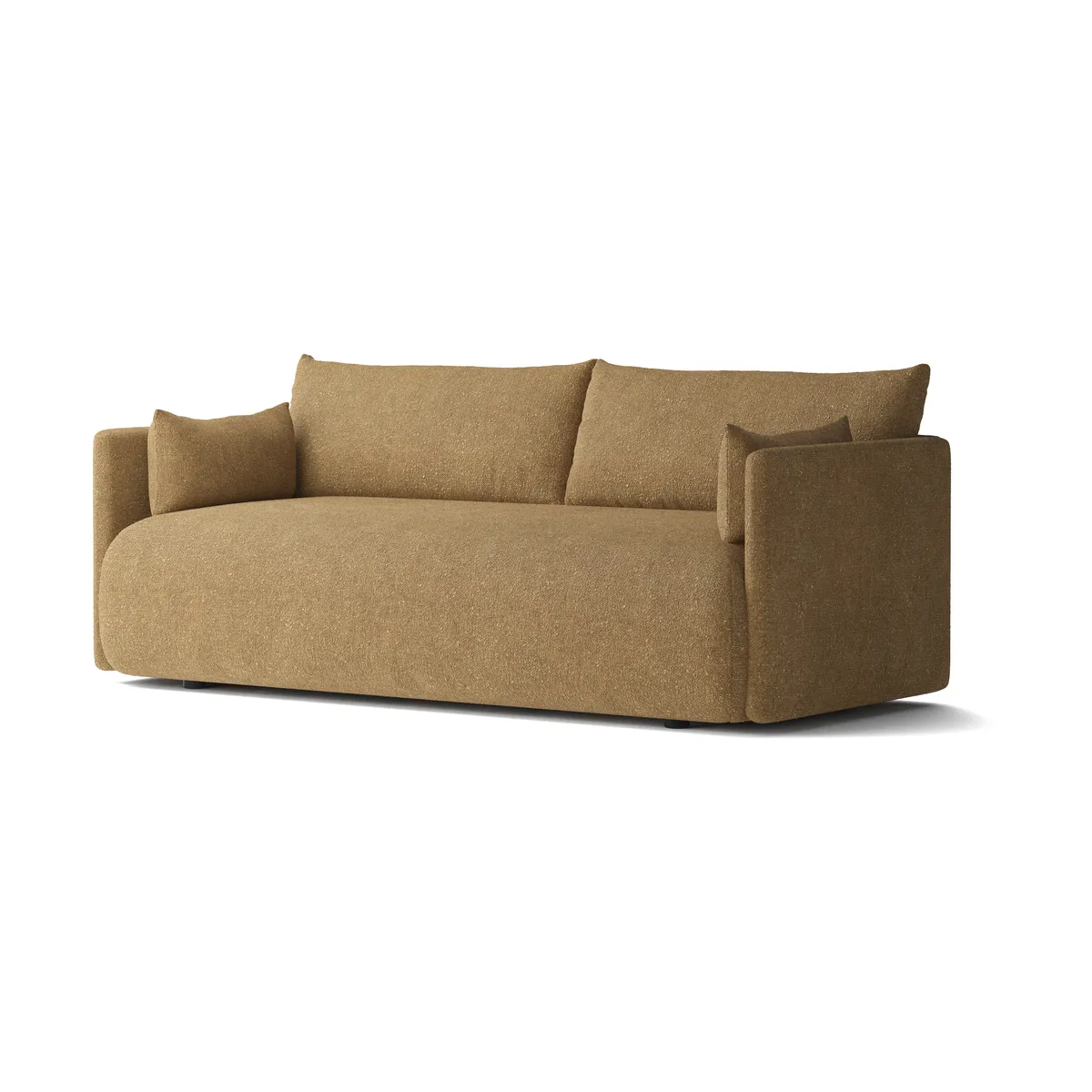 Audo Copenhagen Offset soffa 2-sits Audo Bouclé 06 Gold