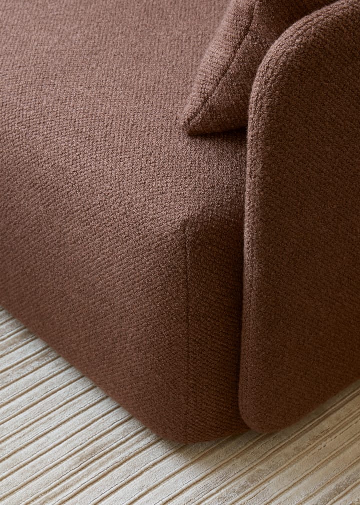 Offset soffa 2-sits - Audo Bouclé 08 Bordeaux - Audo Copenhagen