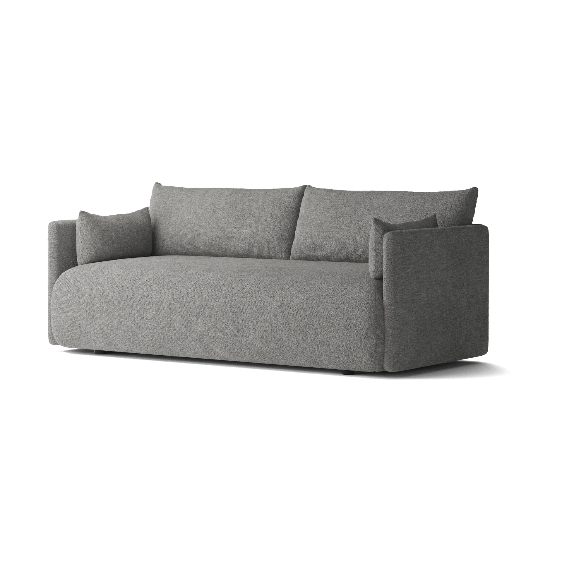Offset soffa 2-sits, Audo Bouclé 16 Dark grey Audo Copenhagen
