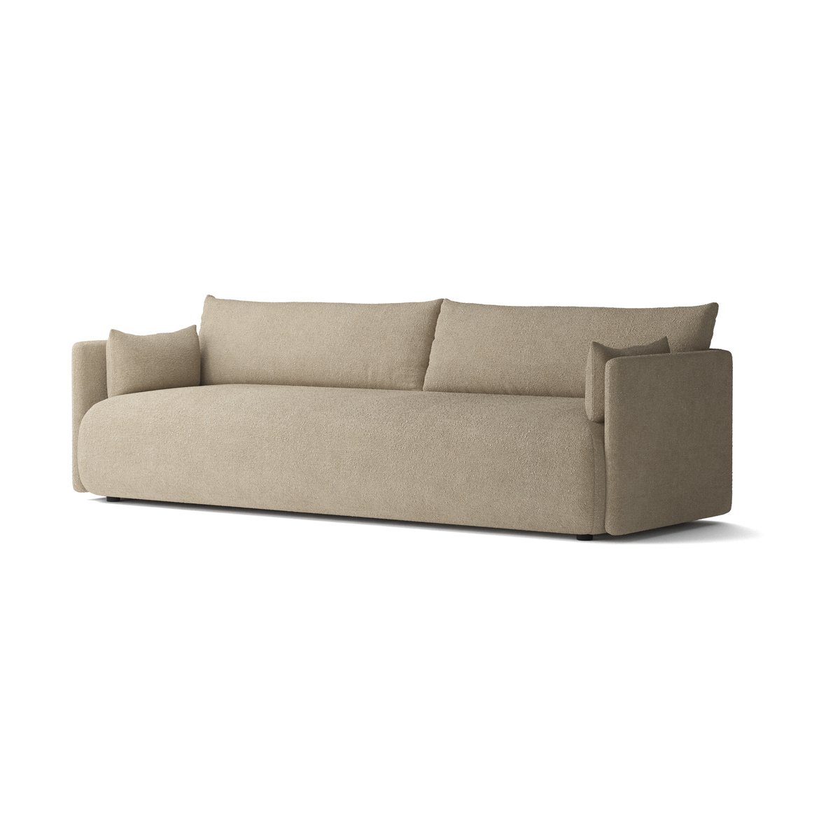 Audo Copenhagen Offset soffa 3-sits Audo Bouclé 02 Beige