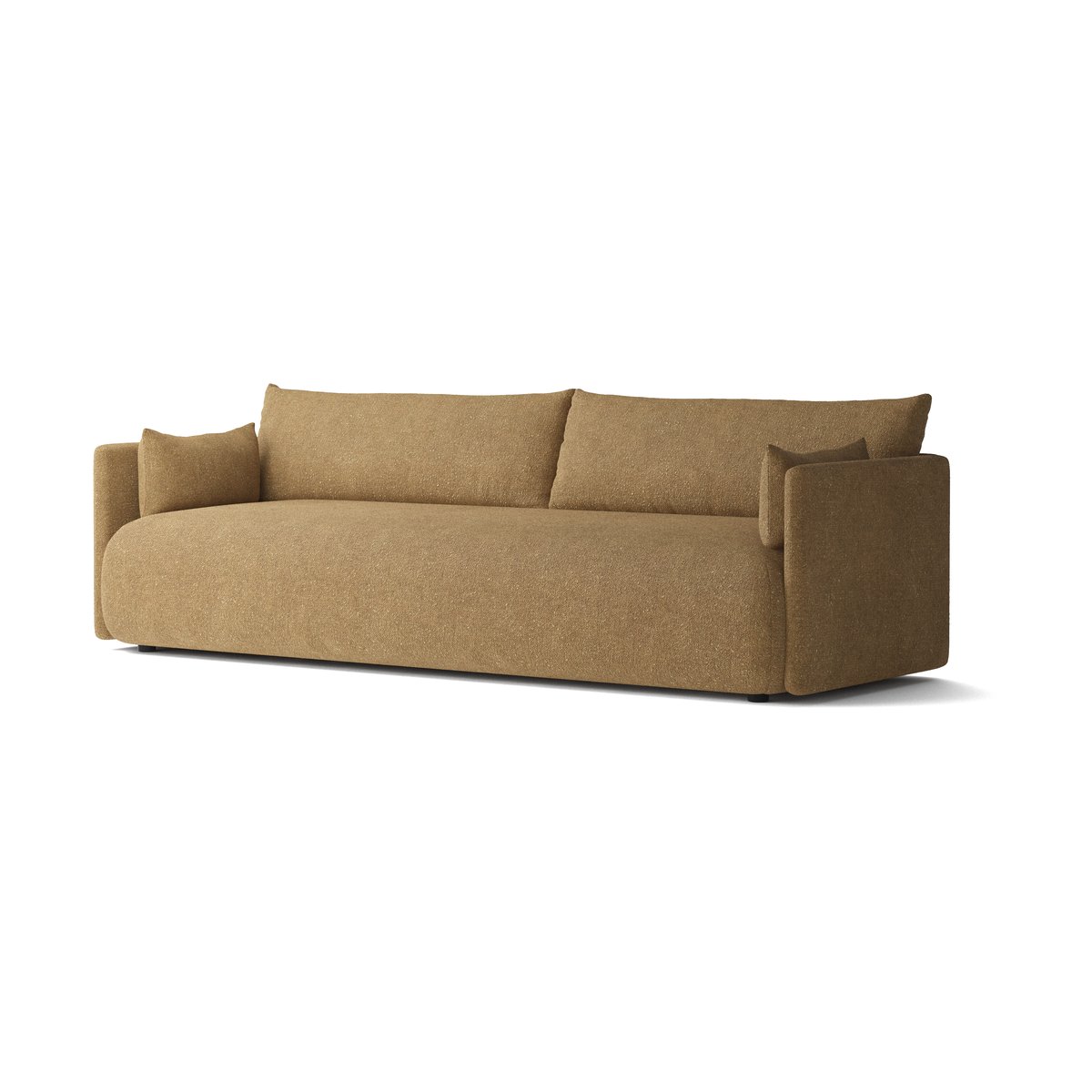 Audo Copenhagen Offset soffa 3-sits Audo Bouclé 06 Gold