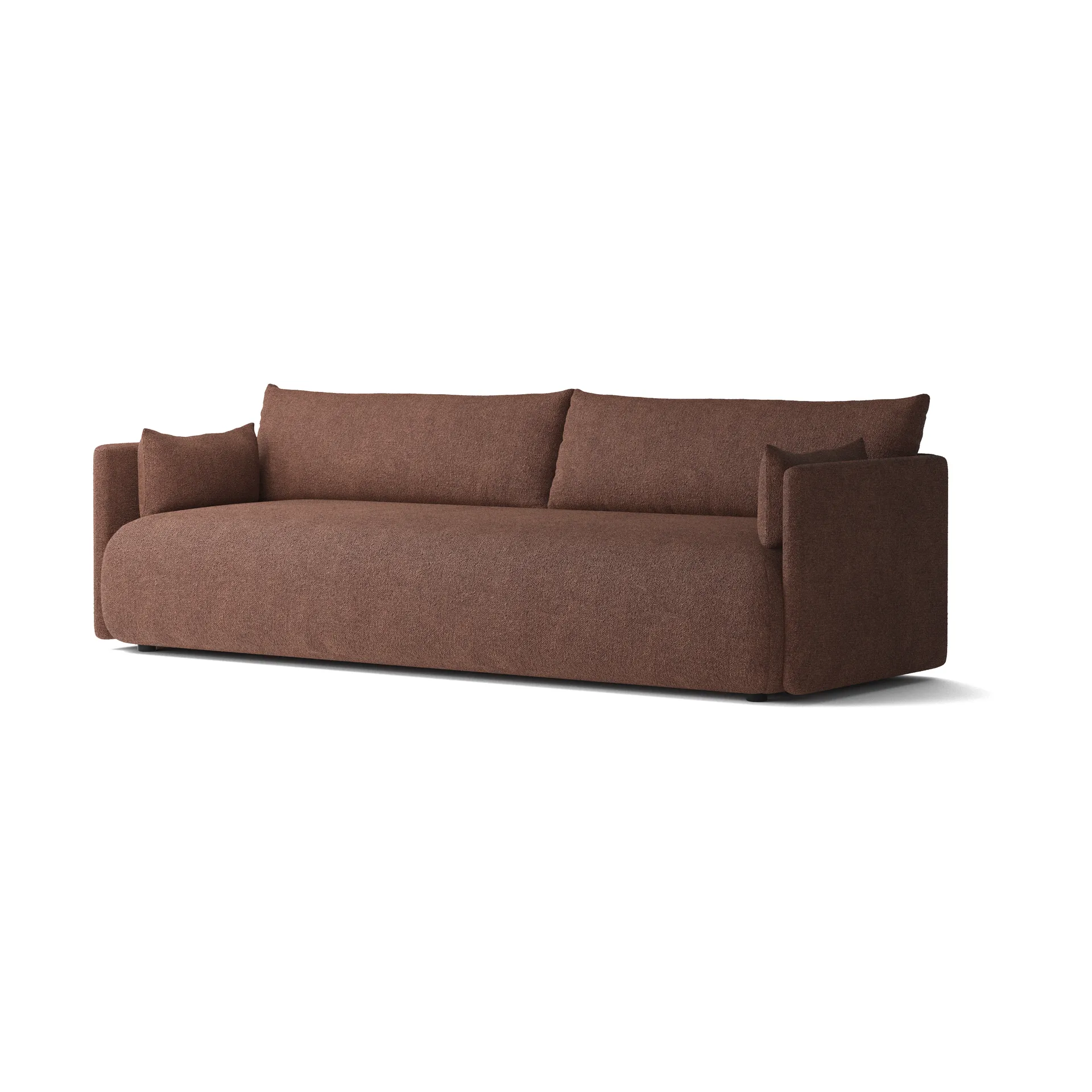 Offset soffa 3-sits, Audo Bouclé 08 Bordeaux Audo Copenhagen
