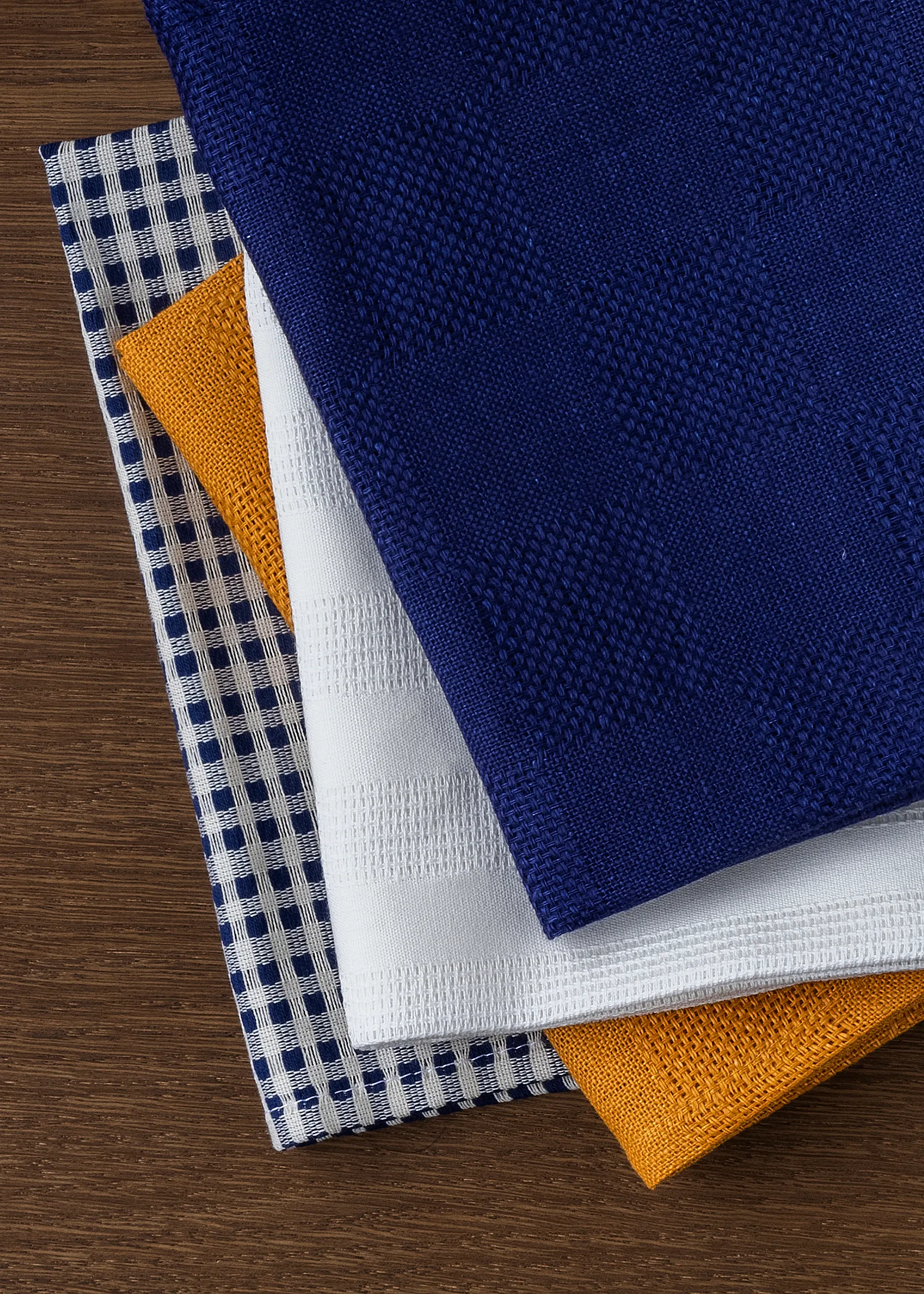 Papilio kökshandduk 40x64 cm 2-pack, Indigo-white Audo Copenhagen