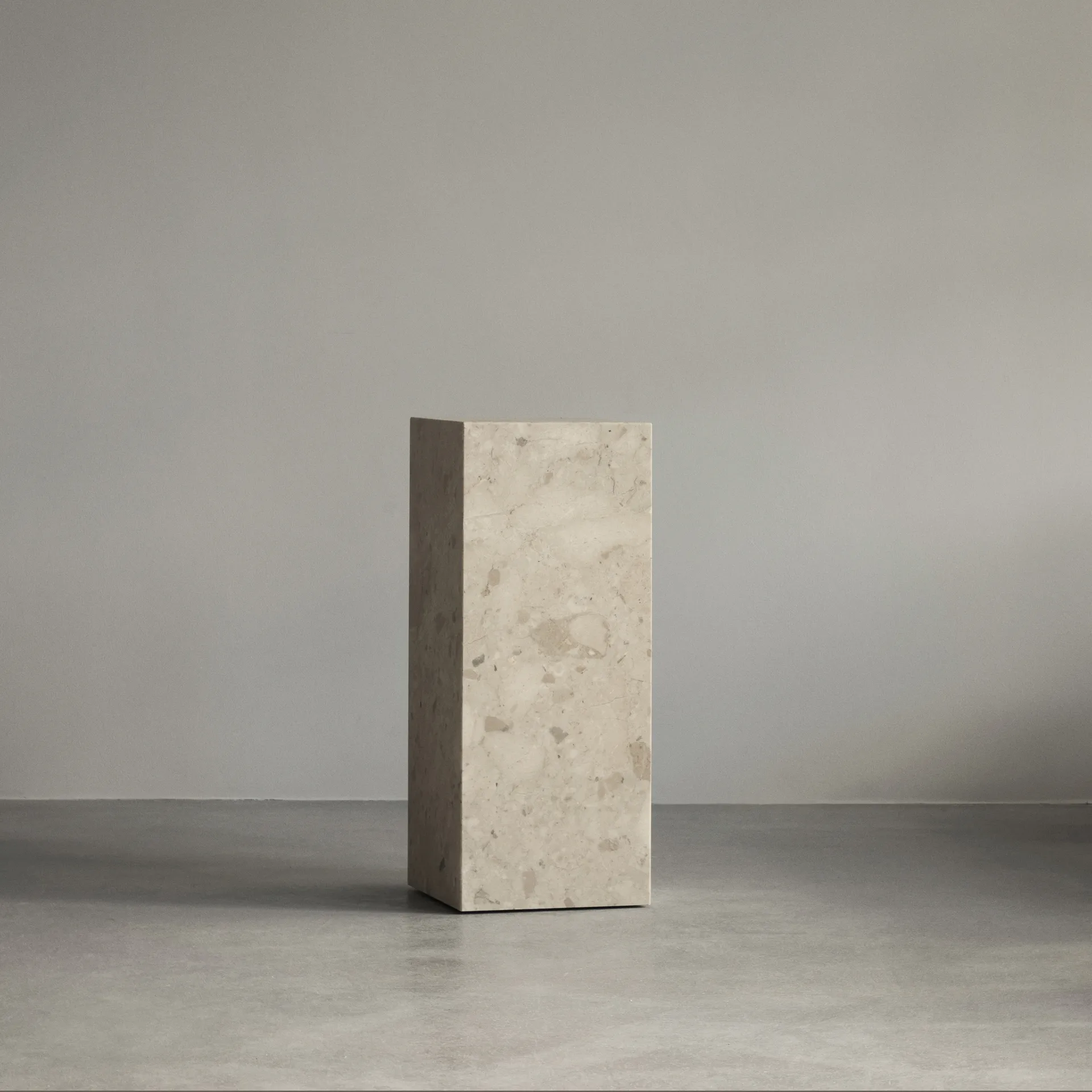 Plinth Pedestal piedestal 30x30x75 cm, Kunis Breccia Audo Copenhagen
