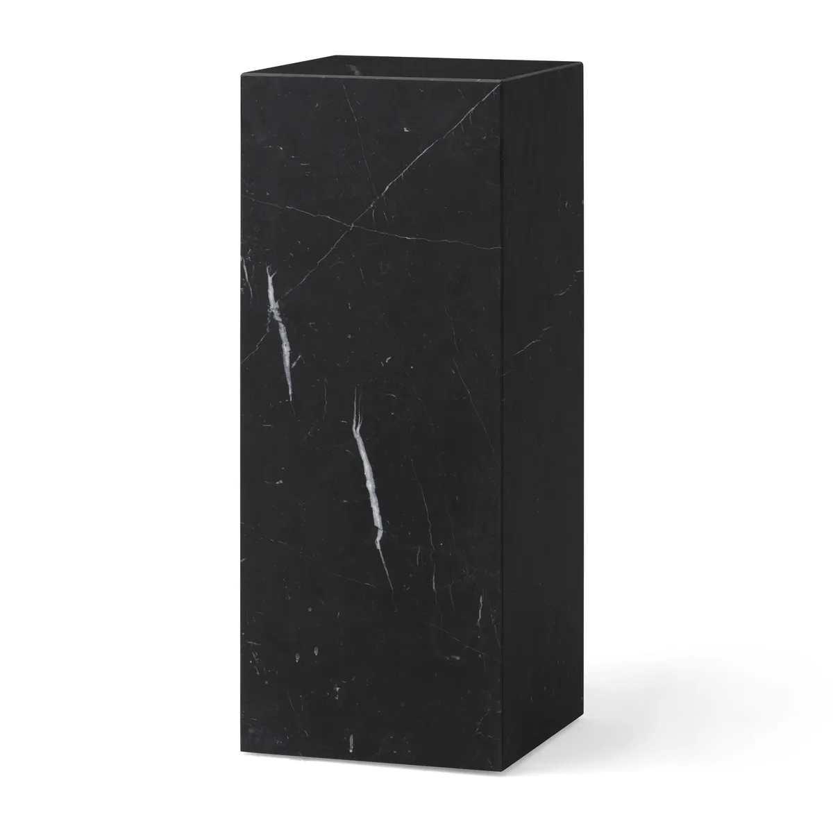 Audo Copenhagen Plinth Pedestal piedestal 30x30x75 cm Nero Marquina