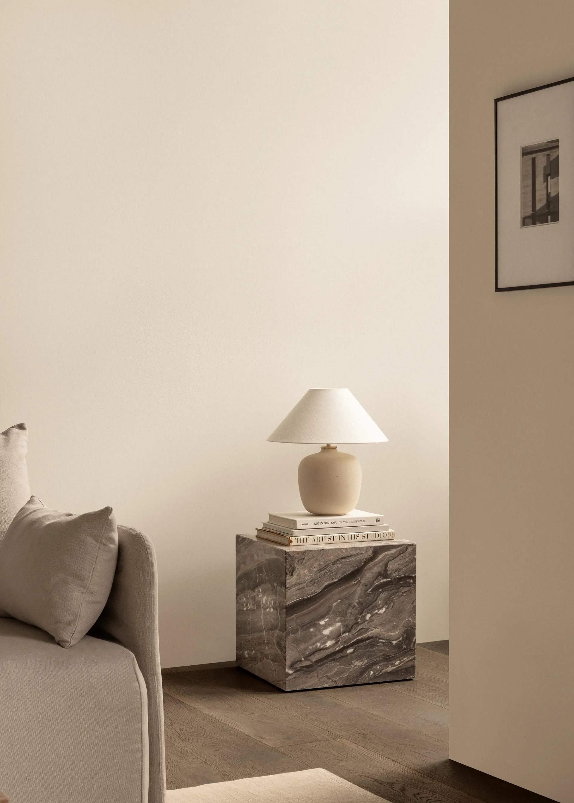 Plinth soffbord, Grey galaxy, cube Audo Copenhagen