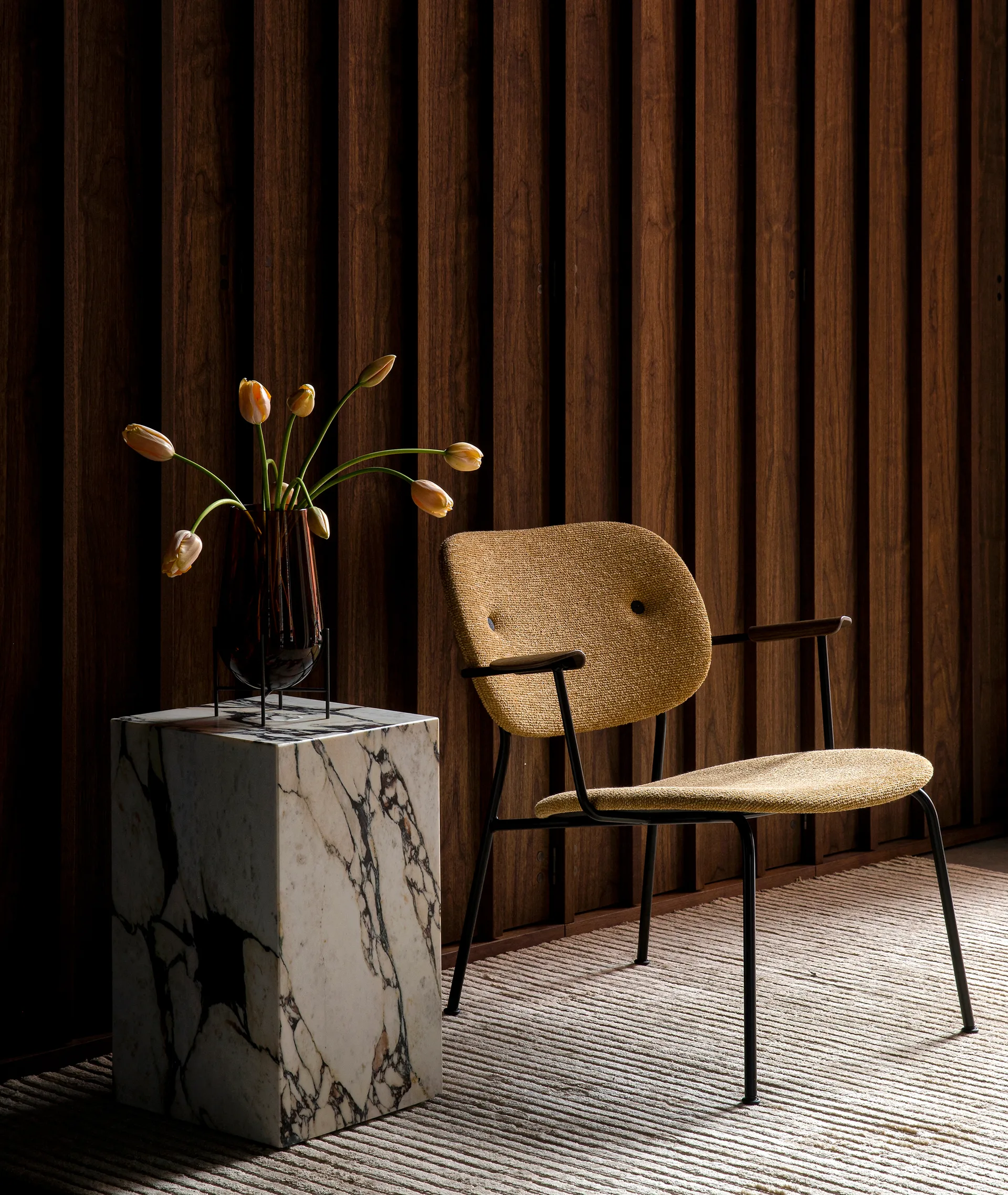 Plinth tall sidobord 30x30x51 cm, Multi rose Audo Copenhagen