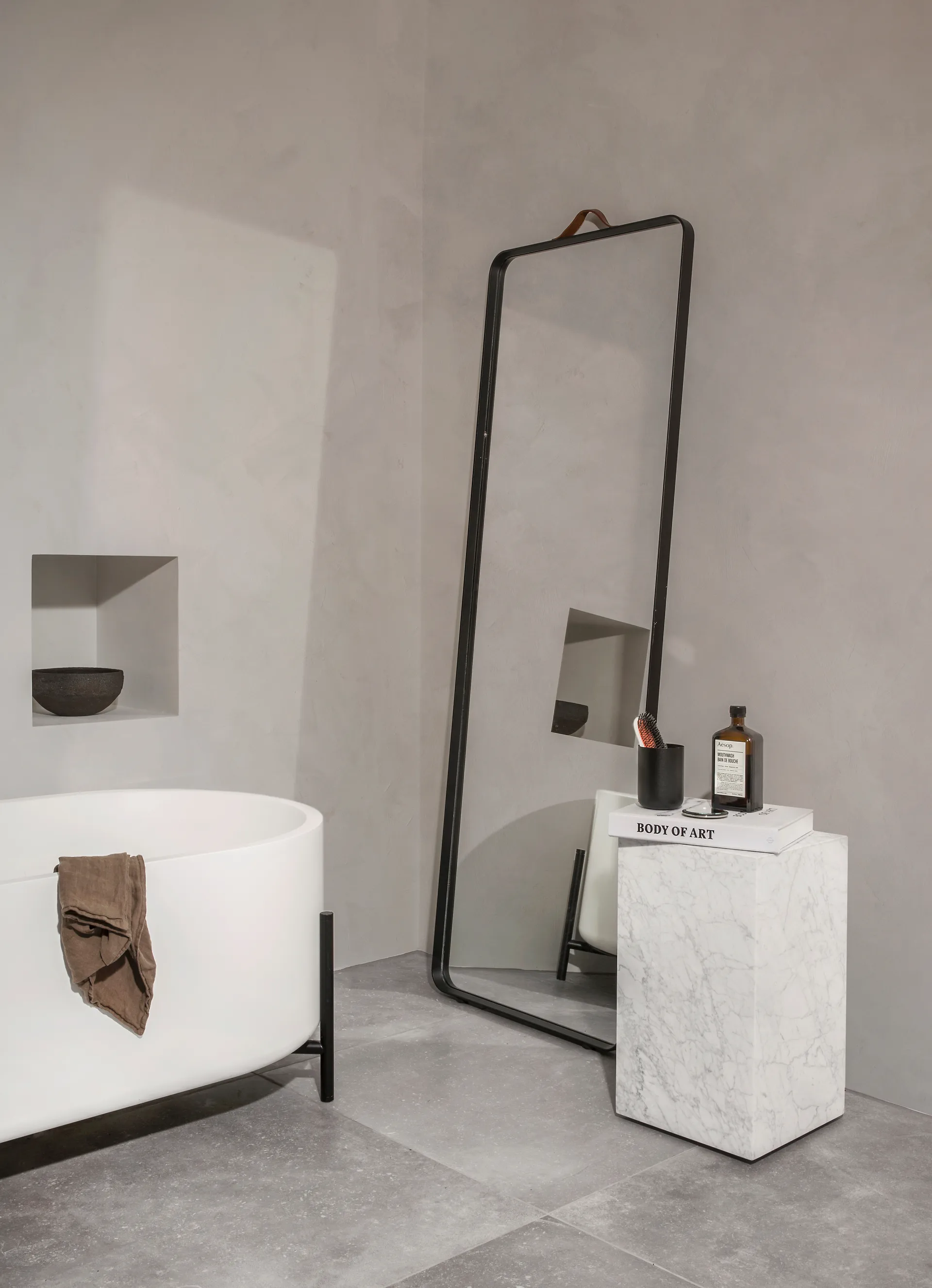 Plinth tall sidobord 30x30x51 cm, White Audo Copenhagen