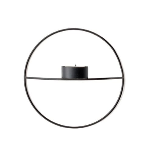 POV circle small värmeljusstake - svart - Audo Copenhagen