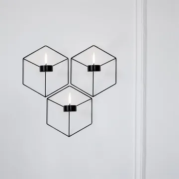 POV ljusstake vägg 3-pack svart - Audo Copenhagen