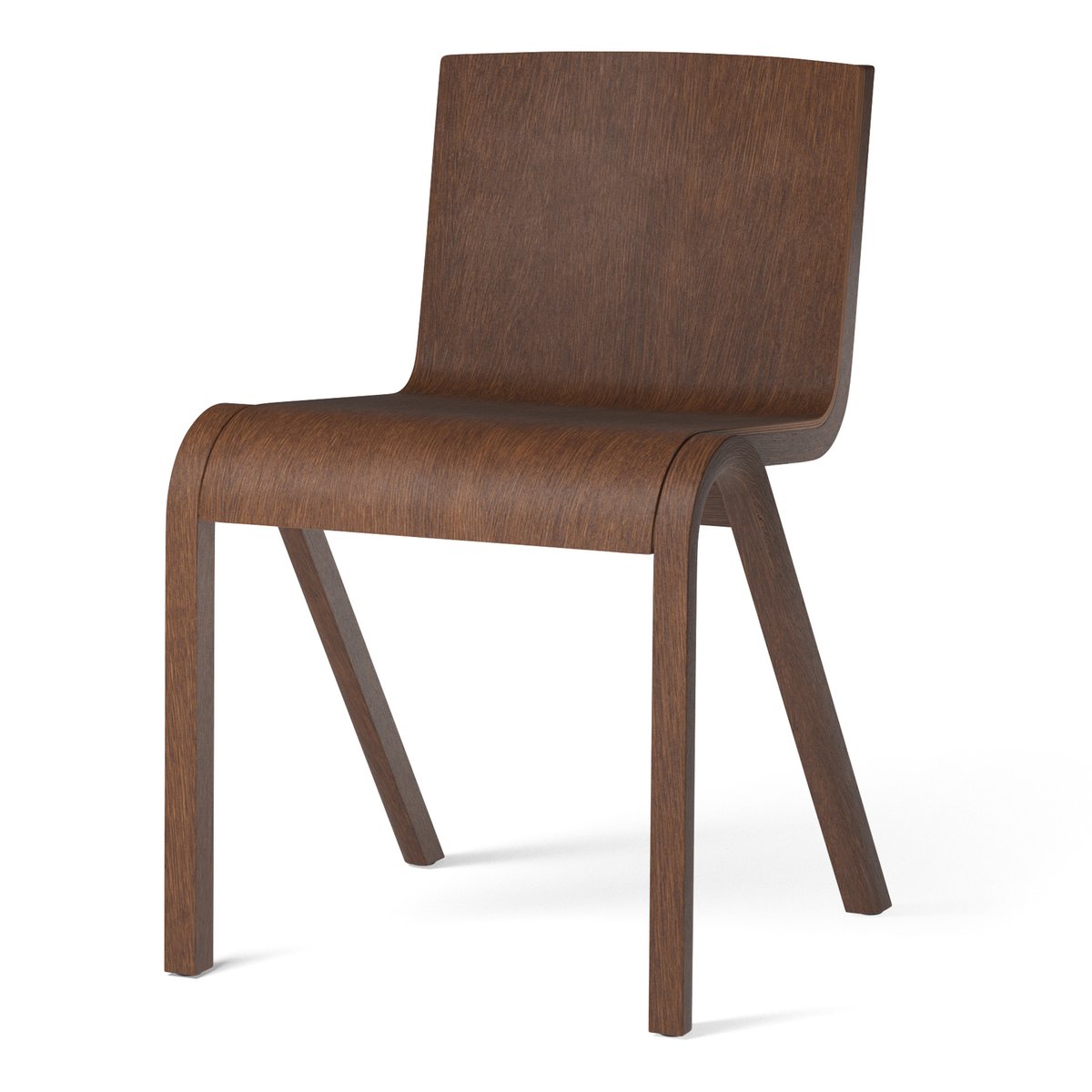 Audo Copenhagen Ready matstol Rödbetsad ek | Skandinavisk Design | Stolar | Röd