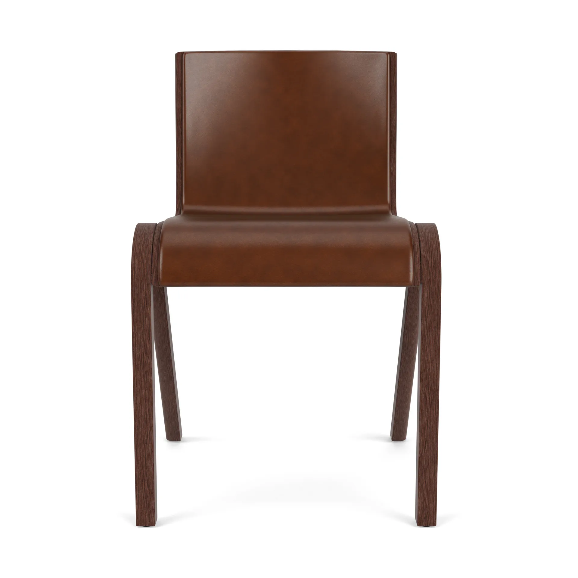 Ready stol framsidesklädd, Red oak-Dakar 0329 Brown Audo Copenhagen