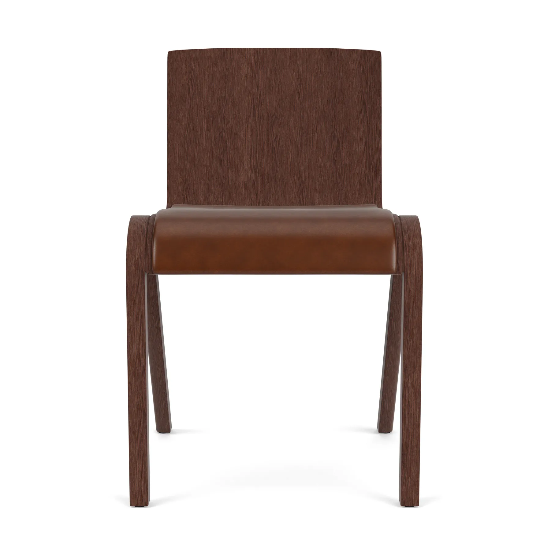 Ready stol klädd sits, Red oak-Dakar 0329 Brown Audo Copenhagen