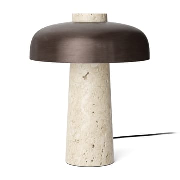 Reverse bordslampa 30 cm - Travertin-bronsad mässing - Audo Copenhagen