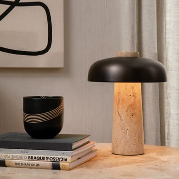 Reverse bordslampa - Travertin-bronsad mässing - Audo Copenhagen