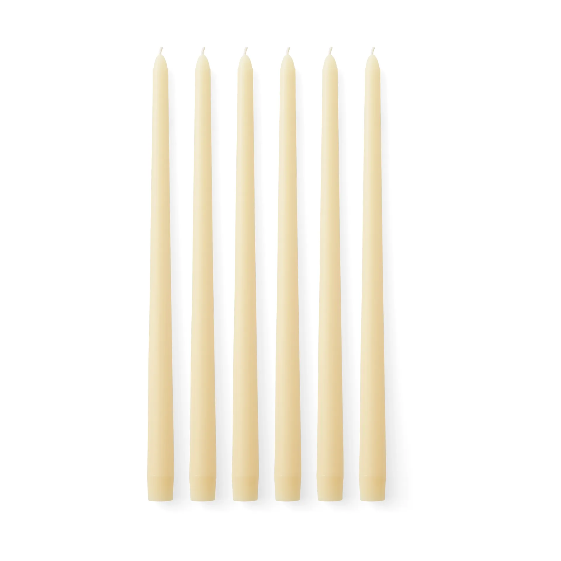 Spire ljus 38 cm 6-pack, Ivory Audo Copenhagen