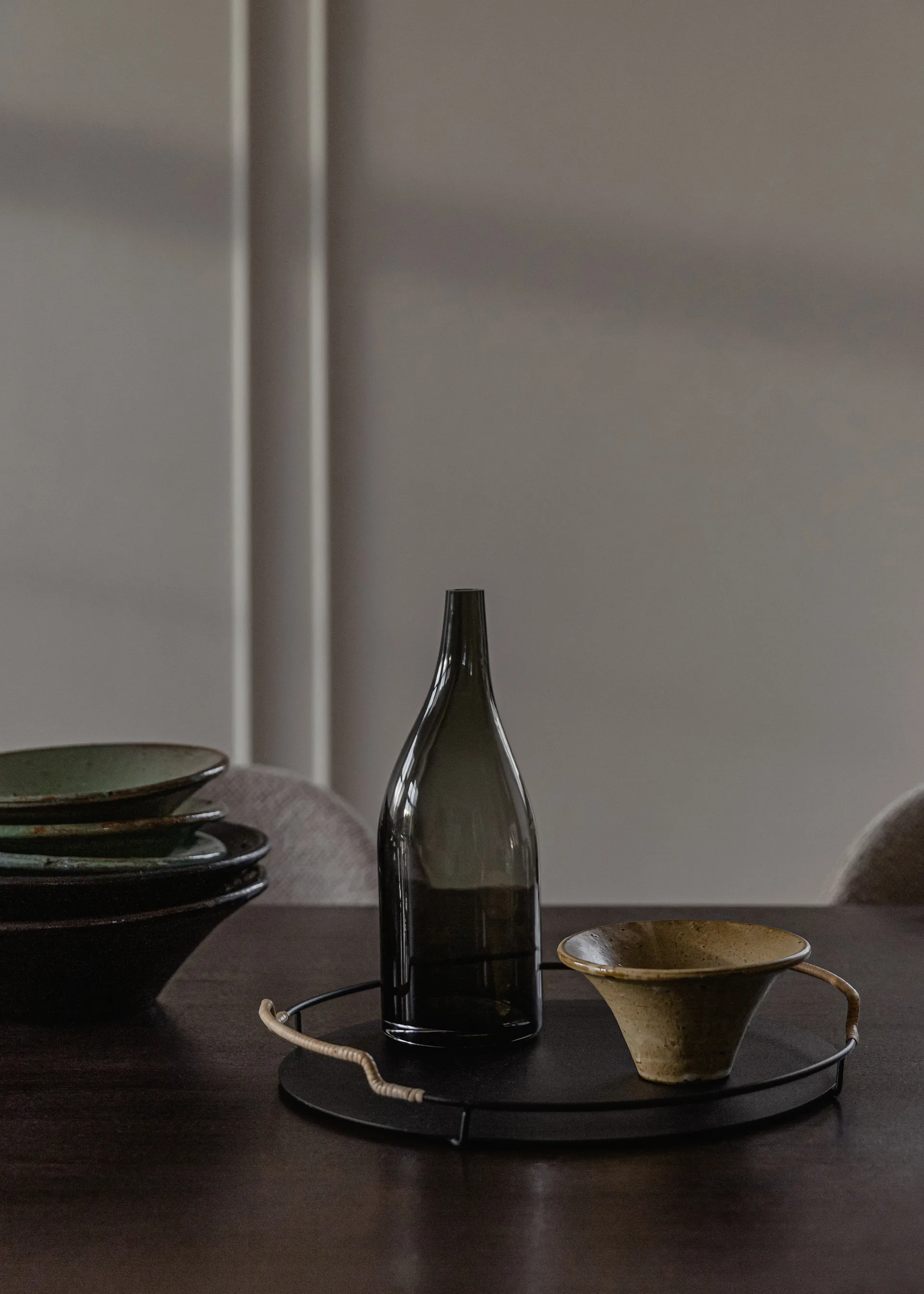 Strandgade karaff 29 cm, Smoke Audo Copenhagen