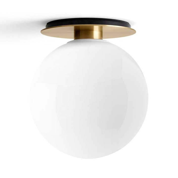 TR tak/vägglampa mässing - Blankt opalglas - Audo Copenhagen