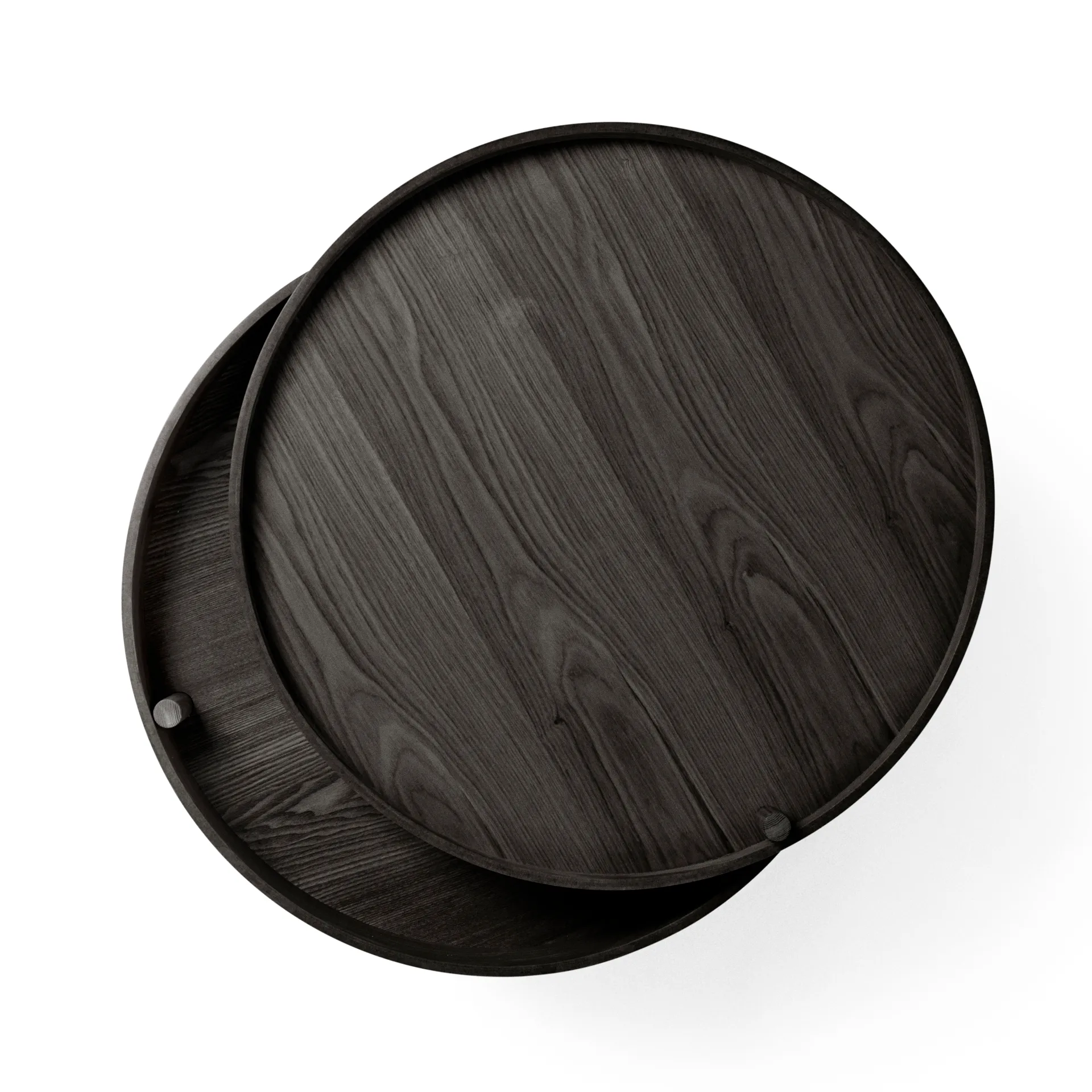 Turning bord, svartbetsad ask-mässing Audo Copenhagen