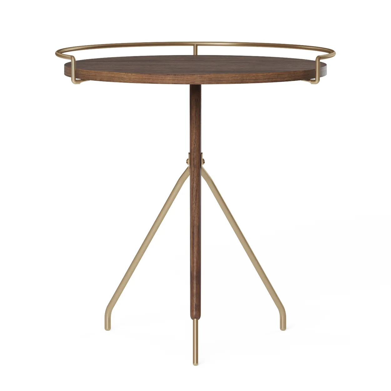 Audo Copenhagen Umanoff sidobord valnöt-polerad mässing 45 cm