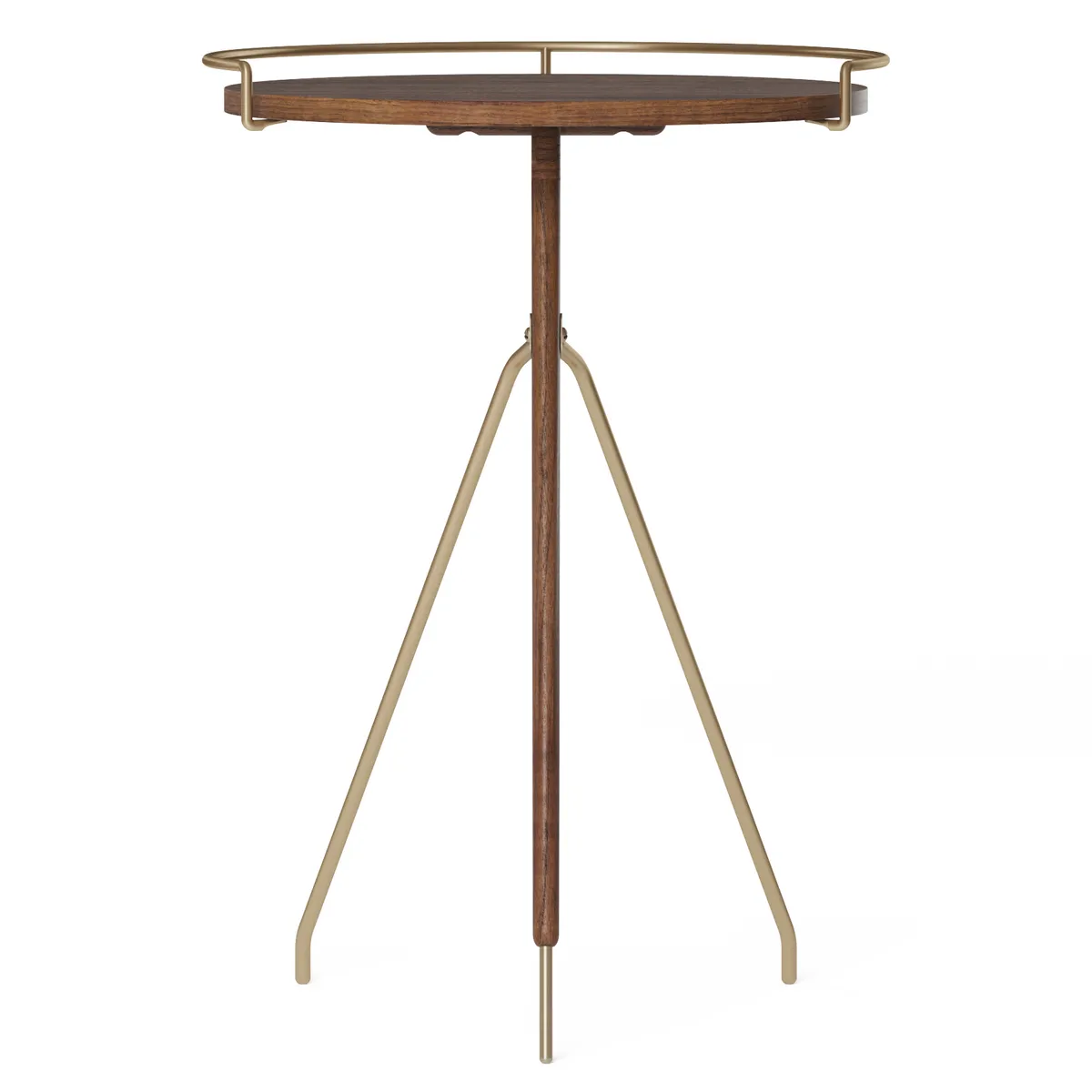 Audo Copenhagen Umanoff sidobord valnöt-polerad mässing 60 cm