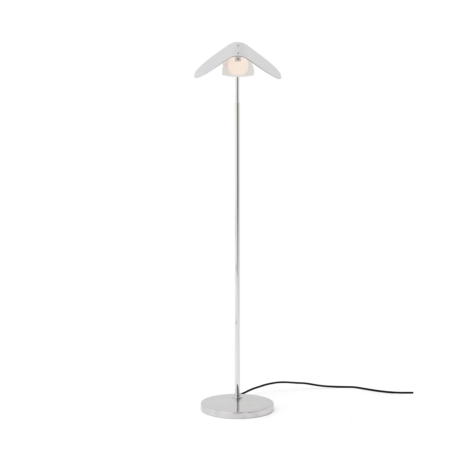 Wing golvlampa, Polished aluminum, 115 cm Audo Copenhagen