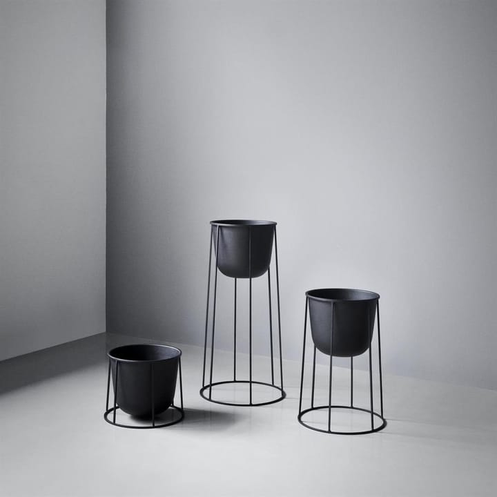 Wire Pot blomkruka, svart Audo Copenhagen