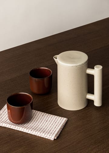Yana kaffekanna 1 liter - Grey glazed - Audo Copenhagen