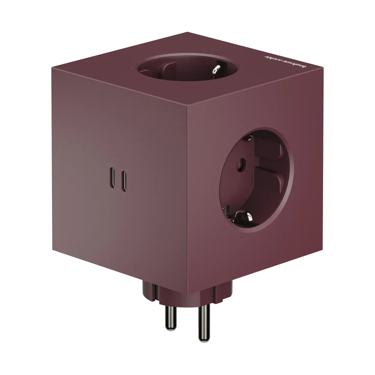 AVOLT x Bauhaus-Archiv Square 2 grenuttag USB-C Mulberry Red