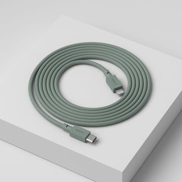 Cable 1 USB C till Lightning laddkabel 2m - Oak Green - Avolt