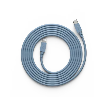 Cable 1 USB C till Lightning laddkabel 2m - Shark Blue - Avolt