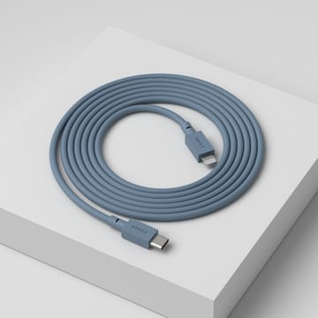 Cable 1 USB C till Lightning laddkabel 2m - Shark Blue - Avolt