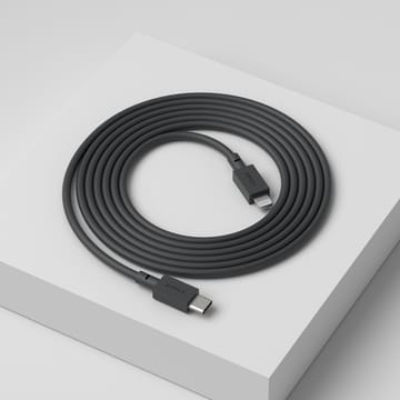 Cable 1 USB C till Lightning laddkabel 2m - Stockholm Black - Avolt