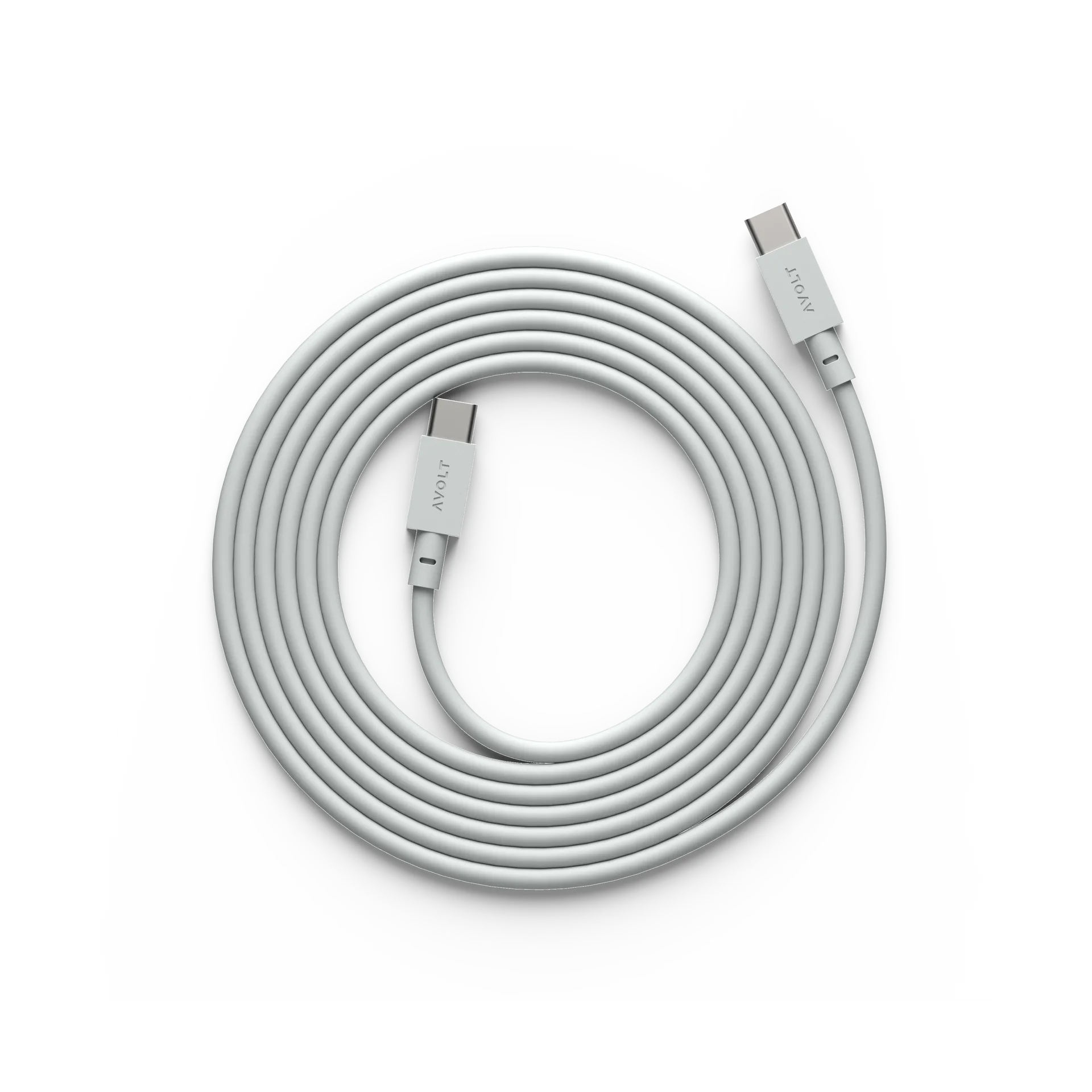 Cable 1 USB-C till USB-C laddningskabel 2 m, Gotland gray Avolt