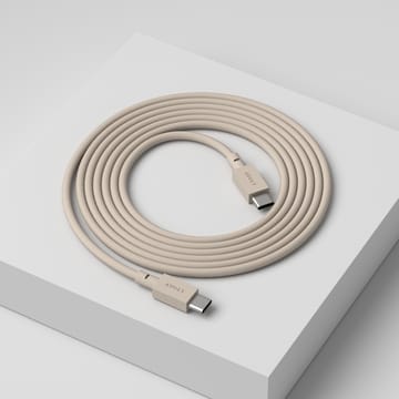 Cable 1 USB-C till USB-C laddningskabel 2 m - Nomad sand - Avolt