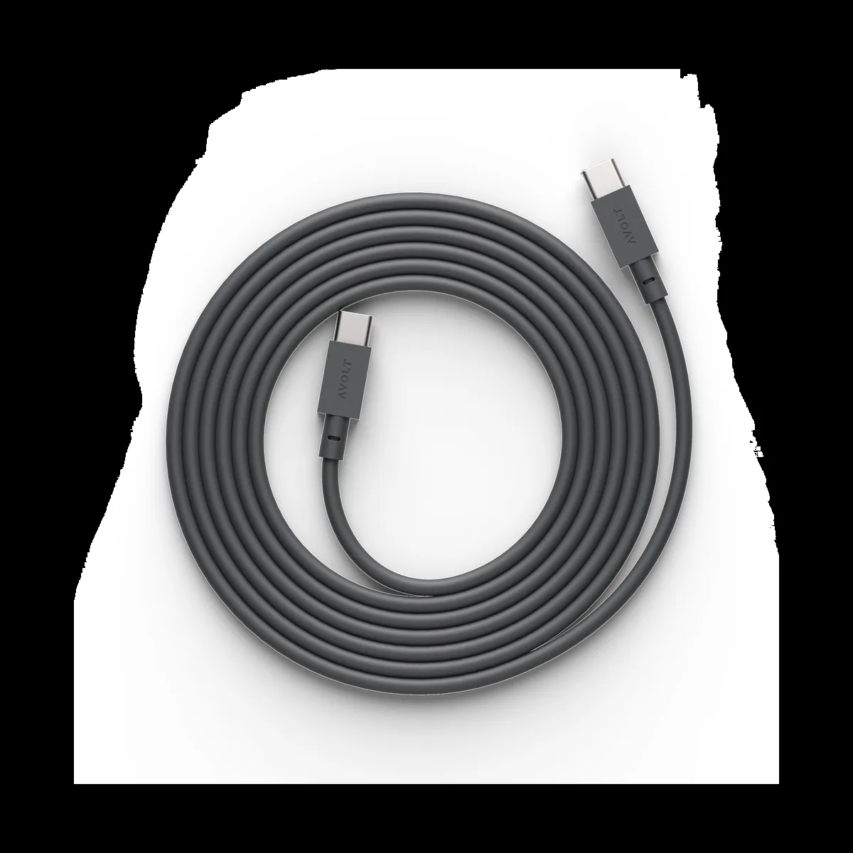 Avolt Cable 1 USB-C till USB-C laddningskabel 2 m Stockholm black