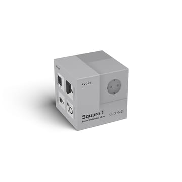 Square 1 grenuttag - gotland grey - Avolt