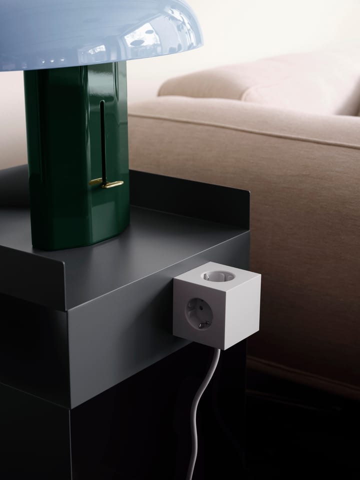 Square 1 grenuttag USB-C 30W 3 m, Gotland Gray Avolt