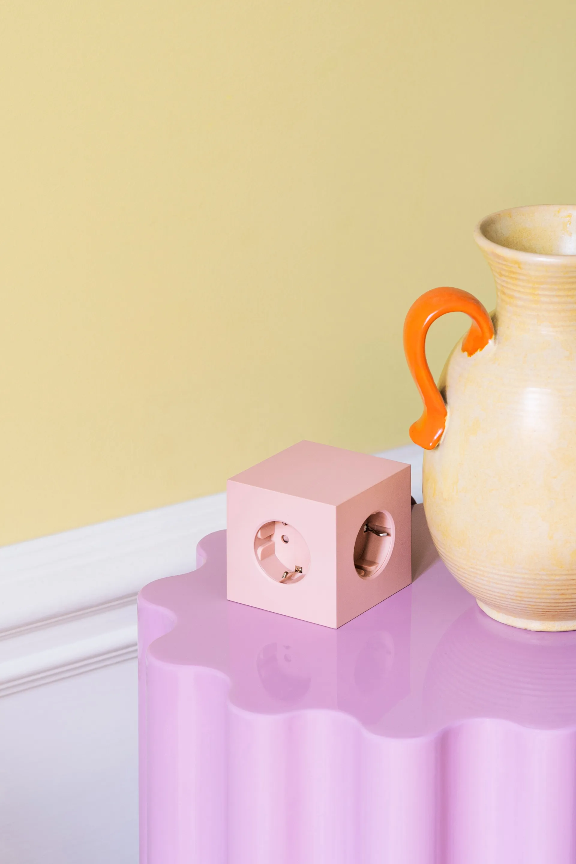 Square 1 grenuttag USB-C 30W 3 m, New Pink Avolt